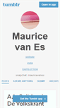 Mobile Screenshot of mauricevanes.tumblr.com