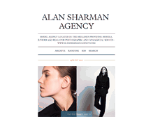 Tablet Screenshot of alansharmanagency.tumblr.com