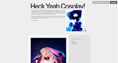 Desktop Screenshot of heckyeahcosplay.tumblr.com