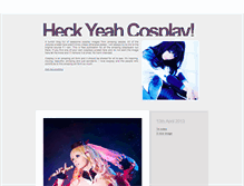 Tablet Screenshot of heckyeahcosplay.tumblr.com