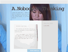 Tablet Screenshot of anobodysthinking.tumblr.com