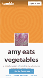 Mobile Screenshot of amyeatsvegetables.tumblr.com