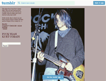 Tablet Screenshot of kurt-cobain.tumblr.com