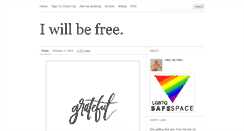 Desktop Screenshot of iwillbefree-iwillbeme.tumblr.com