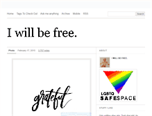 Tablet Screenshot of iwillbefree-iwillbeme.tumblr.com