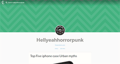 Desktop Screenshot of hellyeahhorrorpunk.tumblr.com