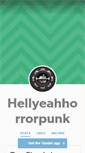 Mobile Screenshot of hellyeahhorrorpunk.tumblr.com