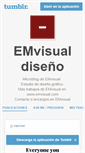 Mobile Screenshot of emvisual.tumblr.com