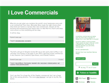 Tablet Screenshot of ilovecommercials.tumblr.com