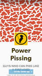 Mobile Screenshot of powerpissing.tumblr.com