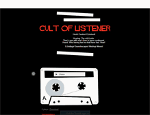 Tablet Screenshot of cultoflistener.tumblr.com