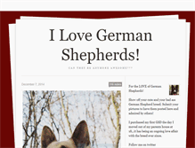 Tablet Screenshot of ilovegermanshepherds.tumblr.com
