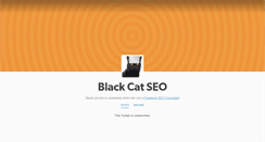 Desktop Screenshot of black-cat-seo.tumblr.com