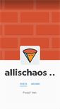 Mobile Screenshot of allischaos.tumblr.com