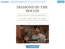 Tablet Screenshot of diamondsandkicks.tumblr.com
