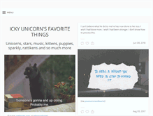 Tablet Screenshot of icky-unicorn.tumblr.com