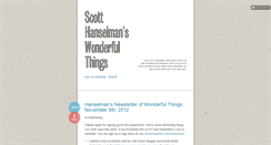 Desktop Screenshot of hanselman.tumblr.com