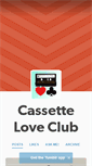Mobile Screenshot of cassetteloveclub.tumblr.com