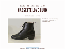 Tablet Screenshot of cassetteloveclub.tumblr.com