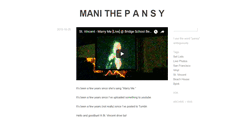 Desktop Screenshot of mani-thepansy.tumblr.com