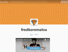 Tablet Screenshot of fredkorematsu.tumblr.com