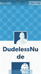 Mobile Screenshot of dudelessnude.tumblr.com