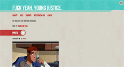 Desktop Screenshot of fuckyeahyoungjustice.tumblr.com