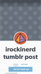 Mobile Screenshot of irockinerd.tumblr.com