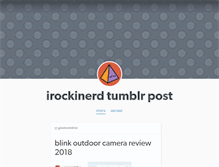 Tablet Screenshot of irockinerd.tumblr.com