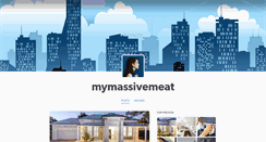 Desktop Screenshot of mymassivemeat.tumblr.com