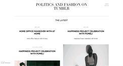 Desktop Screenshot of politicsandfashionshi.tumblr.com