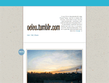 Tablet Screenshot of oeleo.tumblr.com