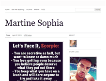 Tablet Screenshot of martinesophia.tumblr.com