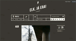 Desktop Screenshot of elkjaer.tumblr.com