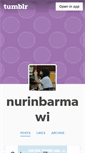 Mobile Screenshot of nurinbarmawi.tumblr.com