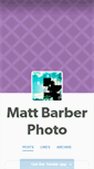 Mobile Screenshot of mattbarberphoto.tumblr.com