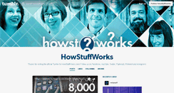 Desktop Screenshot of howstuffworks.tumblr.com