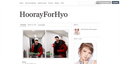 Desktop Screenshot of hoorayforhyo.tumblr.com