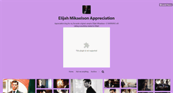 Desktop Screenshot of elijahismyworld.tumblr.com