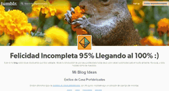 Desktop Screenshot of felicidadincompleta.tumblr.com