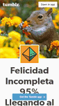 Mobile Screenshot of felicidadincompleta.tumblr.com