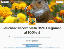 Tablet Screenshot of felicidadincompleta.tumblr.com