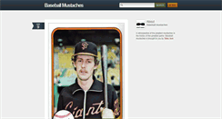 Desktop Screenshot of baseballmustaches.tumblr.com