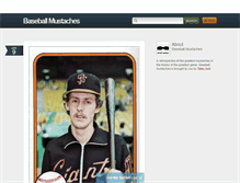 Tablet Screenshot of baseballmustaches.tumblr.com