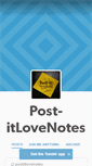Mobile Screenshot of postitlovenotes.tumblr.com