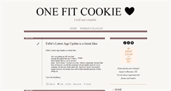 Desktop Screenshot of onefitcookie.tumblr.com