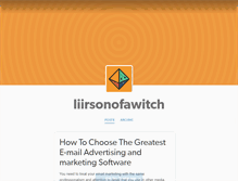 Tablet Screenshot of liirsonofawitch.tumblr.com