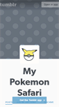 Mobile Screenshot of pokemonsafari.tumblr.com