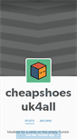 Mobile Screenshot of cheapshoesuk4all.tumblr.com