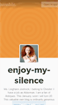Mobile Screenshot of enjoy-my-silence.tumblr.com